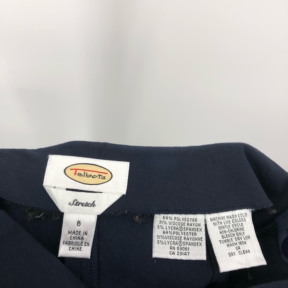 Talbots stretch black pants - Picture 7 of 7